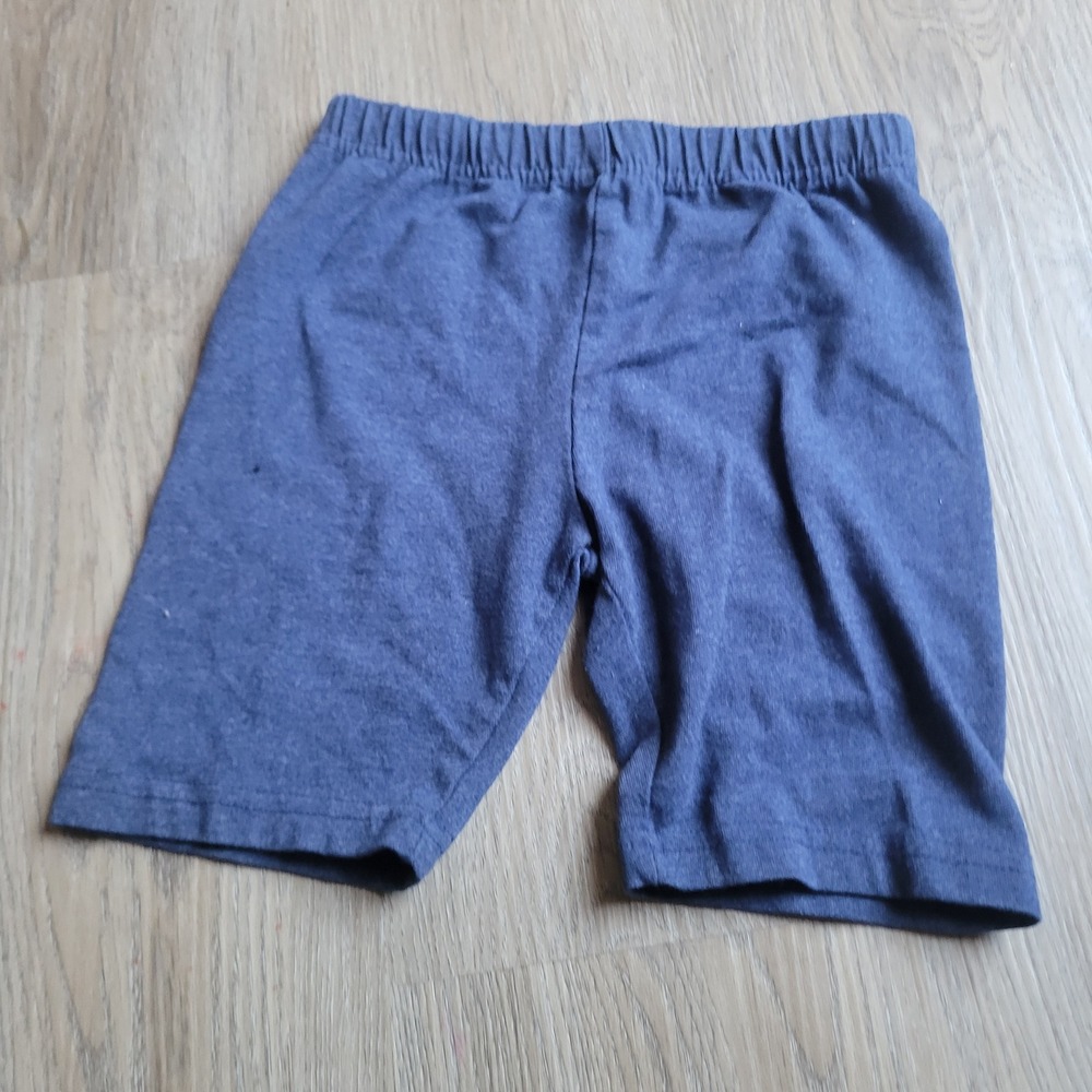 Freestyle Bike Shorts Girls Size 6 Navy Blue Heather Cotton Blend Active Stretch
